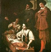 Francisco de Zurbaran, birth of st. pedro nolasco